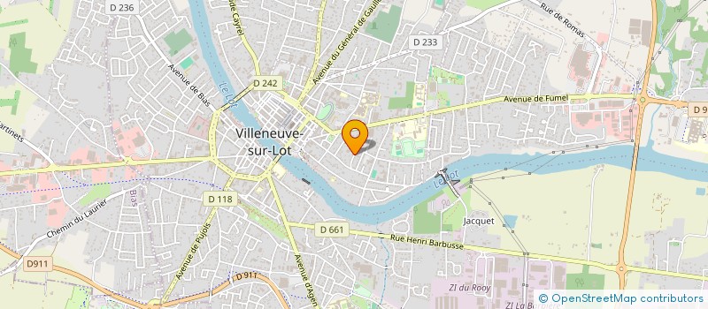 localisation de l'entreprise MONSIEUR JEAN PARRA  VILLENEUVE-SUR-LOT