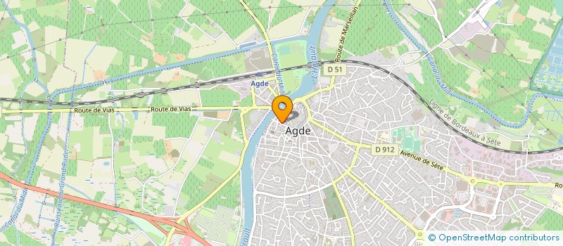 localisation de l'entreprise MONSIEUR JEAN PARRIS à AGDE