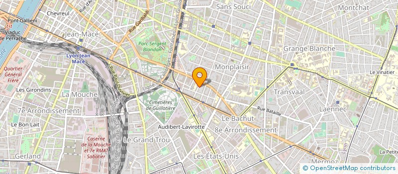 localisation de l'entreprise MONSIEUR JEAN PARTOUCHE à LYON