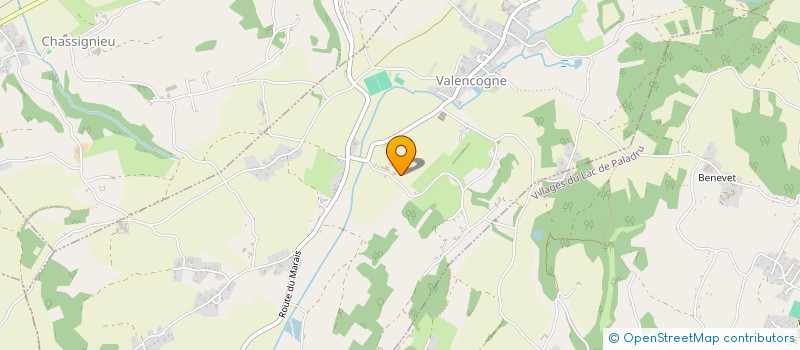 localisation de l'entreprise MONSIEUR JEAN PASCAL  VALENCOGNE