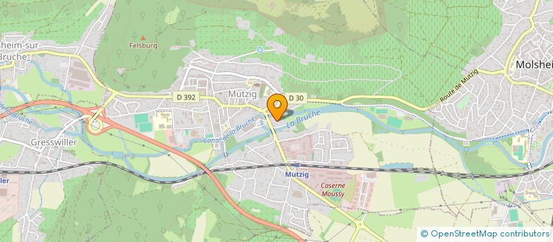 localisation de l'entreprise MONSIEUR JEAN-PASCAL BEGEL  MUTZIG