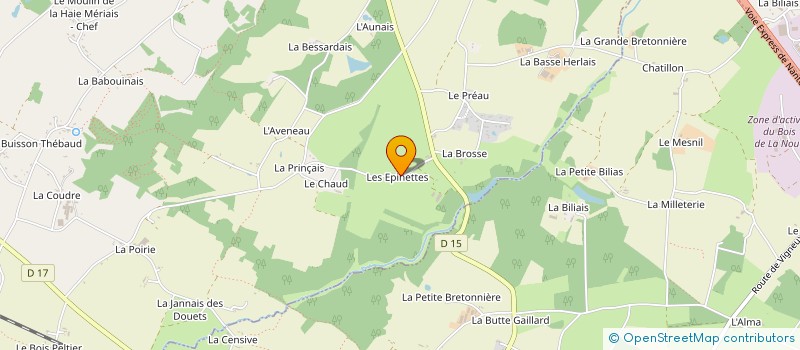 localisation de l'entreprise MONSIEUR JEAN PASCAL BERANGER  CORDEMAIS