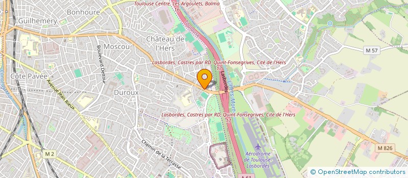 localisation de l'entreprise MONSIEUR JEAN-PASCAL BOSC  TOULOUSE