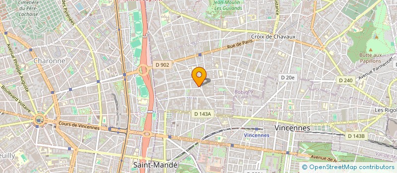 localisation de l'entreprise MONSIEUR JEAN PASCAL CLAMENS à MONTREUIL