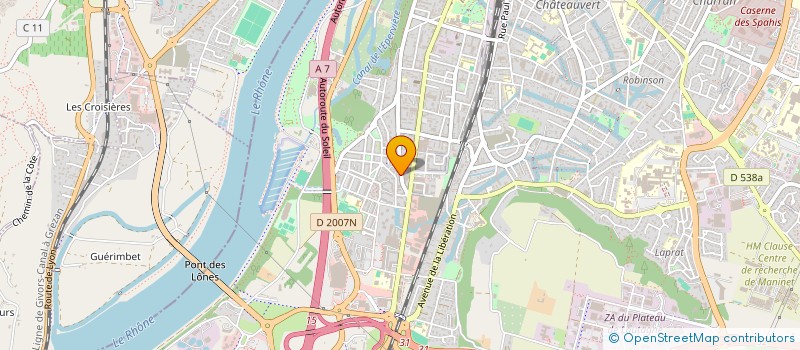 localisation de l'entreprise MONSIEUR JEAN-PASCAL COCHET  VALENCE