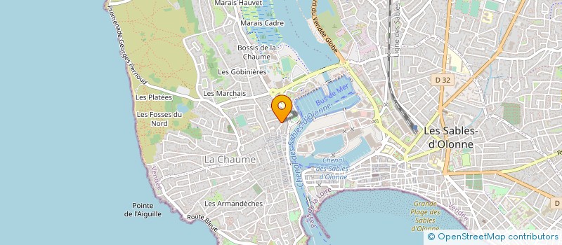localisation de l'entreprise MONSIEUR JEAN-PASCAL DUBOIL à LES SABLES D'OLONNE