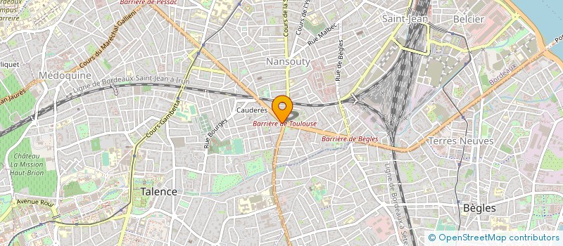 localisation de l'entreprise MONSIEUR JEAN-PASCAL FOURNIER à BORDEAUX