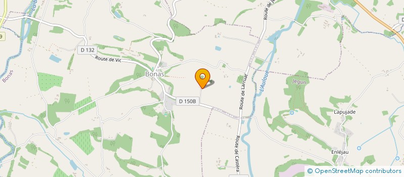 localisation de l'entreprise MONSIEUR JEAN PASCAL FUTOL  BONAS