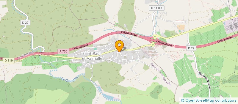 localisation de l'entreprise MONSIEUR JEAN-PASCAL GRAILLE  SAINT-PAUL-ET-VALMALLE