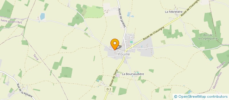 localisation de l'entreprise MONSIEUR JEAN-PASCAL GROUSSIN  POUILLE