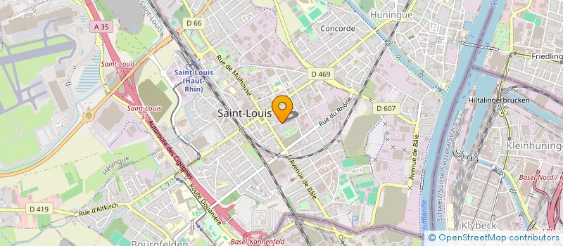 localisation de l'entreprise MONSIEUR JEAN-PASCAL HASSLER  SAINT-LOUIS