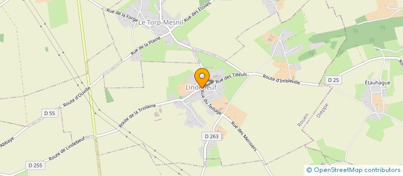 localisation de l'entreprise MONSIEUR JEAN-PASCAL HUGUERRE  LINDEBEUF