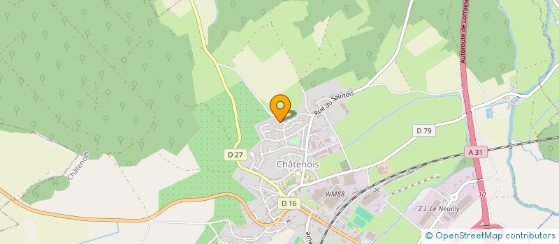 localisation de l'entreprise MONSIEUR JEAN PASCAL LASSAUX  CHATENOIS