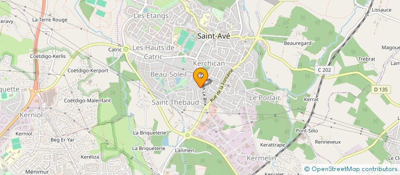 localisation de l'entreprise MONSIEUR JEAN-PASCAL LAUP  SAINT-AVE