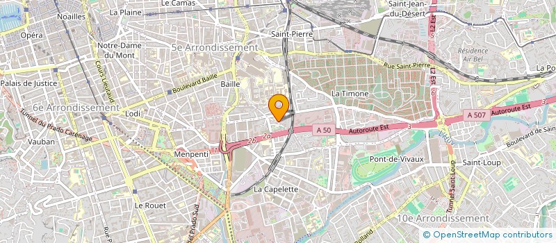 localisation de l'entreprise MONSIEUR JEAN-PASCAL LEGER  MARSEILLE