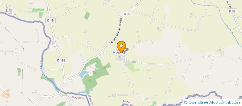 localisation de l'entreprise MONSIEUR JEAN-PASCAL MARAIS  LE TEILLEUL