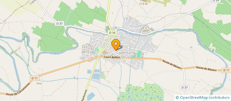 localisation de l'entreprise MONSIEUR JEAN-PASCAL MEDEN  CAPESTANG