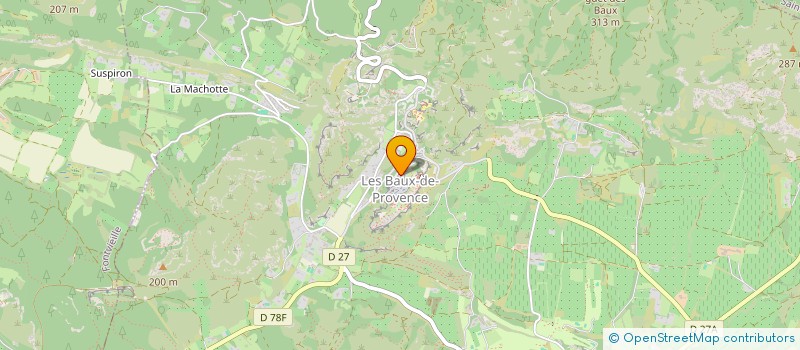 localisation de l'entreprise MONSIEUR JEAN PASCAL MONTDOR-FLORENT à LES BAUX-DE-PROVENCE
