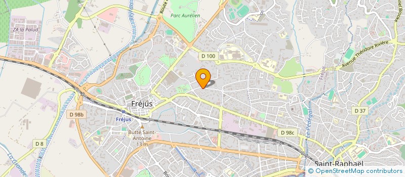 localisation de l'entreprise MONSIEUR JEAN PASCAL MOREAU à FREJUS