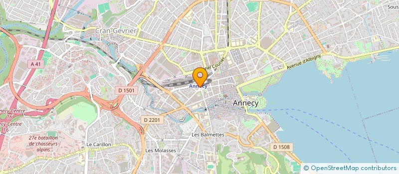 localisation de l'entreprise MONSIEUR JEAN-PASCAL PAUMIER à ANNECY