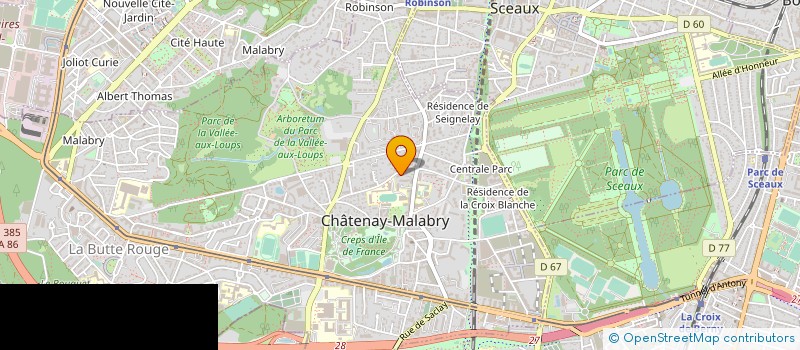 localisation de l'entreprise MONSIEUR JEAN-PASCAL PERROTTE  CHATENAY-MALABRY