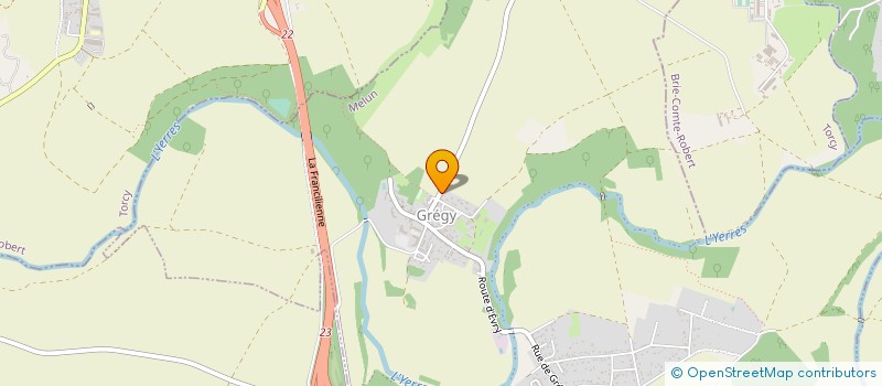 localisation de l'entreprise MONSIEUR JEAN PASCAL PETER  EVRY-GREGY-SUR-YERRE