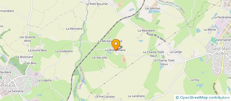 localisation de l'entreprise MONSIEUR JEAN-PASCAL RAMBAUD  SAINT-MALO-DU-BOIS