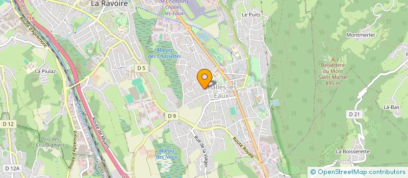 localisation de l'entreprise MONSIEUR JEAN-PASCAL ROUSERE à CHALLES-LES-EAUX