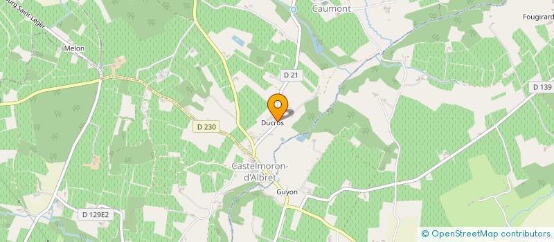 localisation de l'entreprise MONSIEUR JEAN PASCAL VALENDOFF  CAUMONT