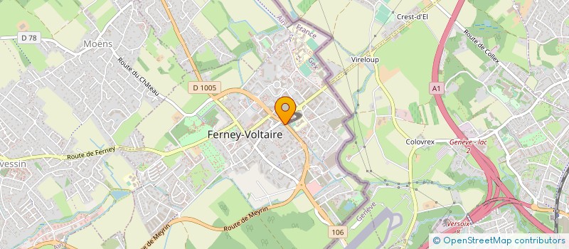 localisation de l'entreprise MONSIEUR JEAN-PASCAL ZANDERS à FERNEY-VOLTAIRE
