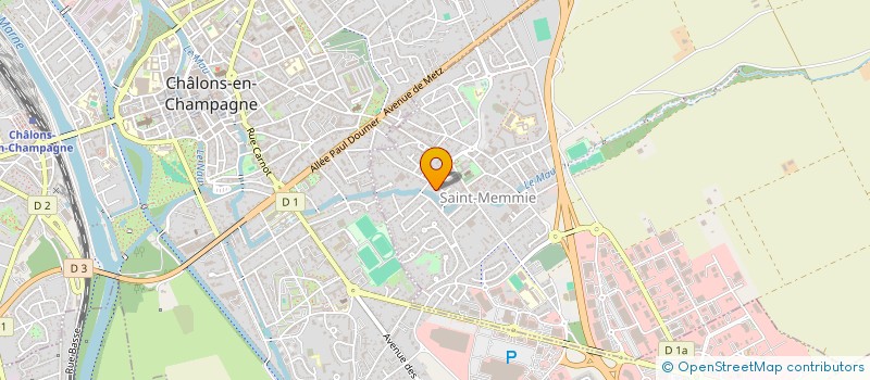 localisation de l'entreprise MONSIEUR JEAN PASINI  SAINT-MEMMIE