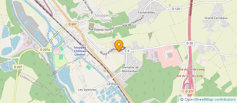 localisation de l'entreprise MONSIEUR JEAN PASQUIER à SOUPPES-SUR-LOING