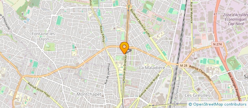 localisation de l'entreprise MONSIEUR JEAN PASSEGAND à DIJON