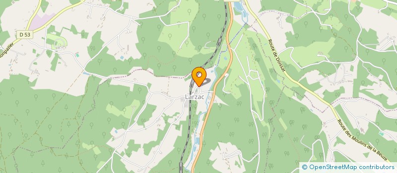 localisation de l'entreprise MONSIEUR JEAN PASSERIEUX  SAINT-GERMAIN-DE-BELVES