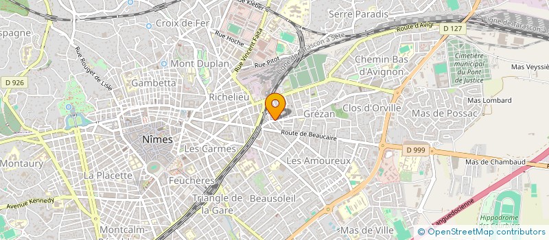 localisation de l'entreprise MONSIEUR JEAN PASTOR  NIMES