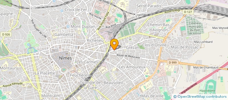 localisation de l'entreprise MONSIEUR JEAN PASTOR  NIMES