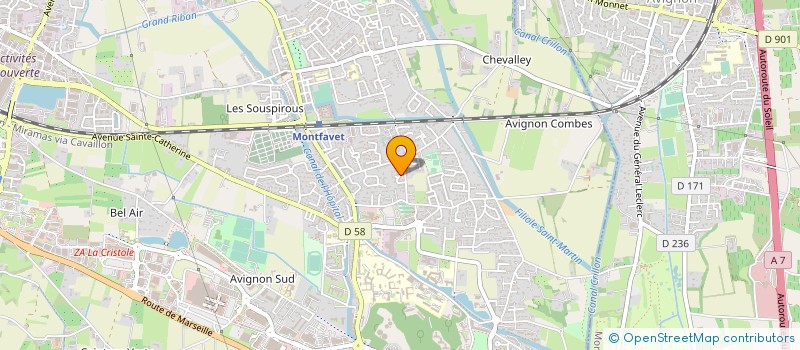 localisation de l'entreprise MONSIEUR JEAN PASTUREL  AVIGNON