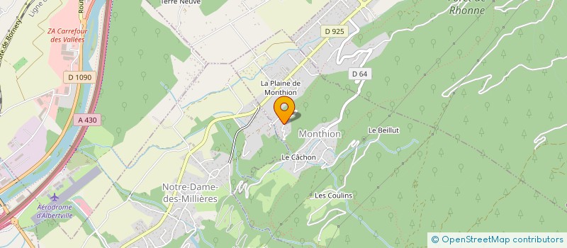 localisation de l'entreprise MONSIEUR JEAN PATEFFOZ  MONTHION