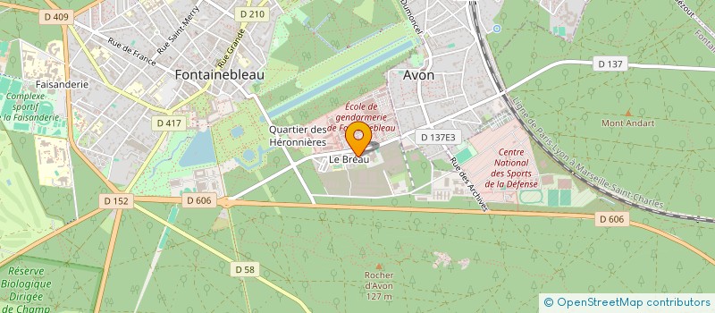 localisation de l'entreprise MONSIEUR JEAN PATEY à FONTAINEBLEAU