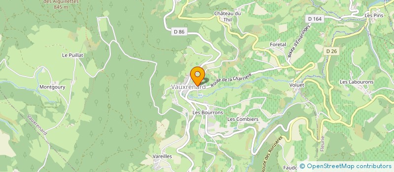 localisation de l'entreprise MONSIEUR JEAN PATISSIER  VAUXRENARD