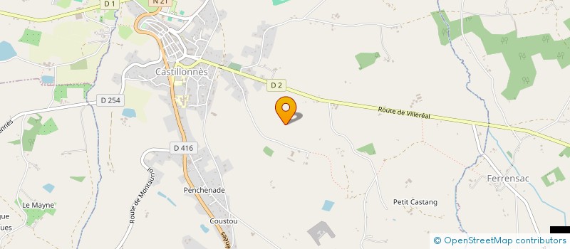 localisation de l'entreprise MONSIEUR JEAN PATRAS  CASTILLONNES