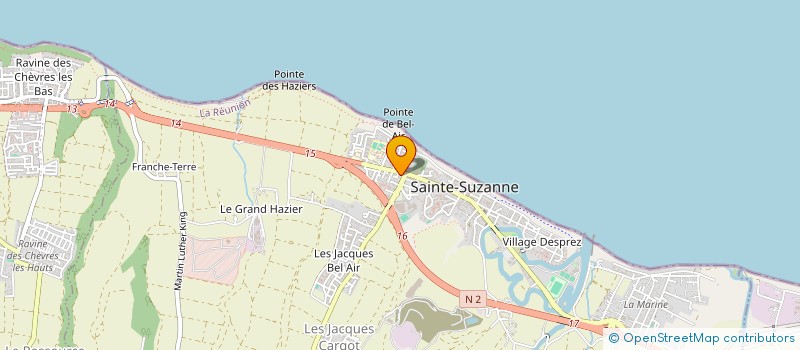 localisation de l'entreprise MONSIEUR JEAN PATRICE BEGUE à SAINTE-SUZANNE