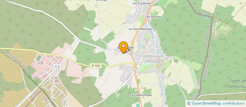 localisation de l'entreprise MONSIEUR JEAN-PATRICE CARTAULT  FONTEVRAUD-L'ABBAYE