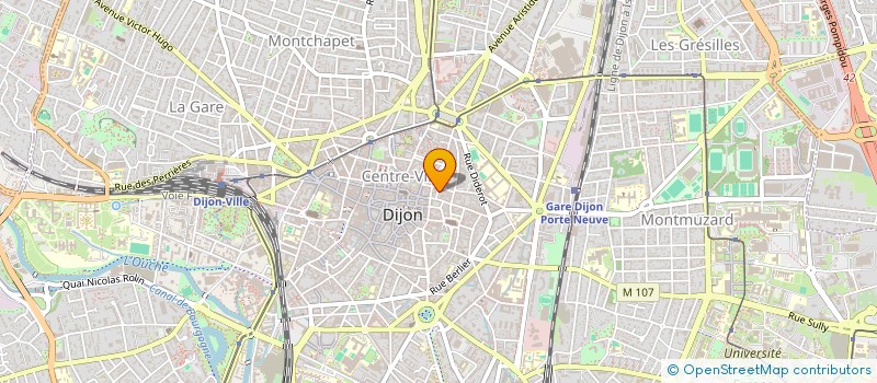 localisation de l'entreprise MONSIEUR JEAN-PATRICE MEURDRA à DIJON