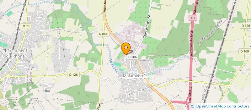 localisation de l'entreprise MONSIEUR JEAN-PATRICK BACCONNIER  MALATAVERNE