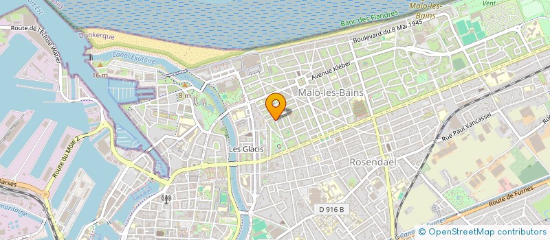 localisation de l'entreprise MONSIEUR JEAN PATRICK COASNE à DUNKERQUE