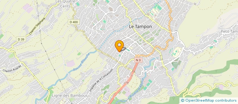 localisation de l'entreprise MONSIEUR JEAN-PATRICK FIBAQUE à LE TAMPON