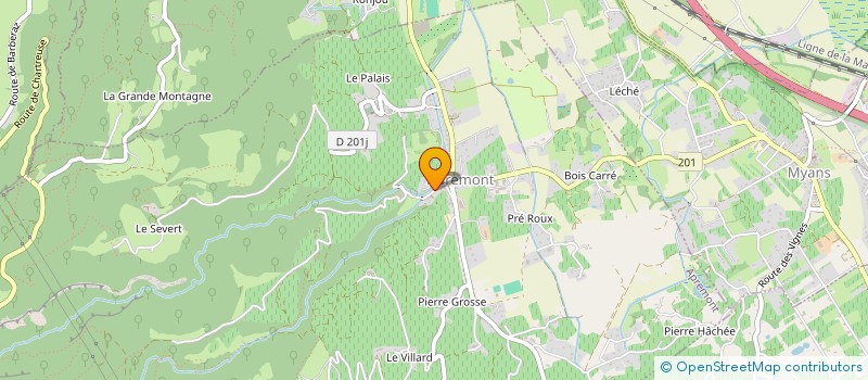 localisation de l'entreprise MONSIEUR JEAN-PATRICK LACROIX  APREMONT