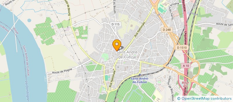 localisation de l'entreprise MONSIEUR JEAN-PATRICK LORGEOU  SAINT-ANDRE-DE-CUBZAC