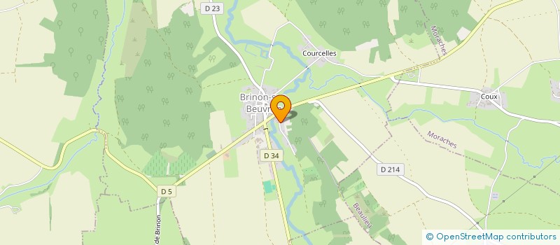 localisation de l'entreprise MONSIEUR JEAN-PATRICK MEURICE à BRINON-SUR-BEUVRON